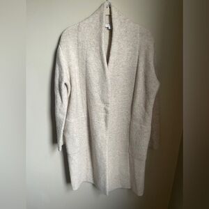 Vince Cream/beige Boucle Wool and Cashmere cardigan  coat size xs